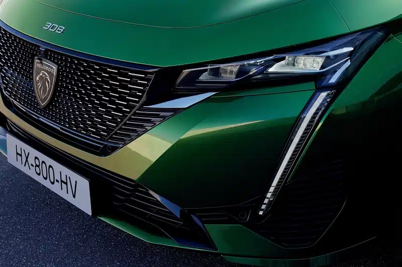 La Peugeot 308 verte : une description détaillée