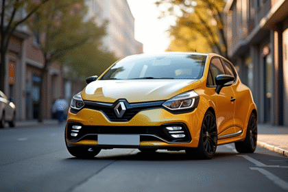Renault Clio 2 RS stationnée en ville en plein jour